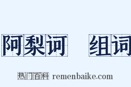 阿梨诃咃组词是什么意思的图片